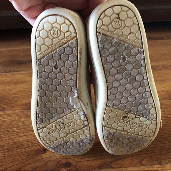 Cat & Jack pink unicorn hook & loop sneakers in size 12 - Picture 4 of 5